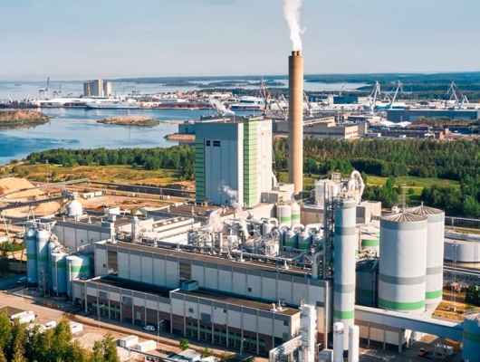 Clique para ver a notícia completa Unidade de celulose da Metsä Fibre em Rauma celebra 30 anos na Finlândia