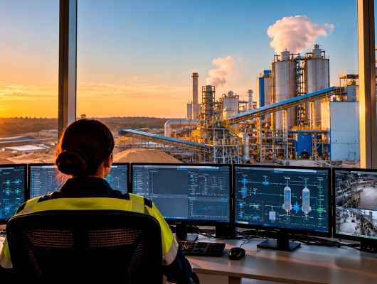Clique para ver a notícia completa Da automação à inteligência artificial: como está mudando a gestão das operações industriais?