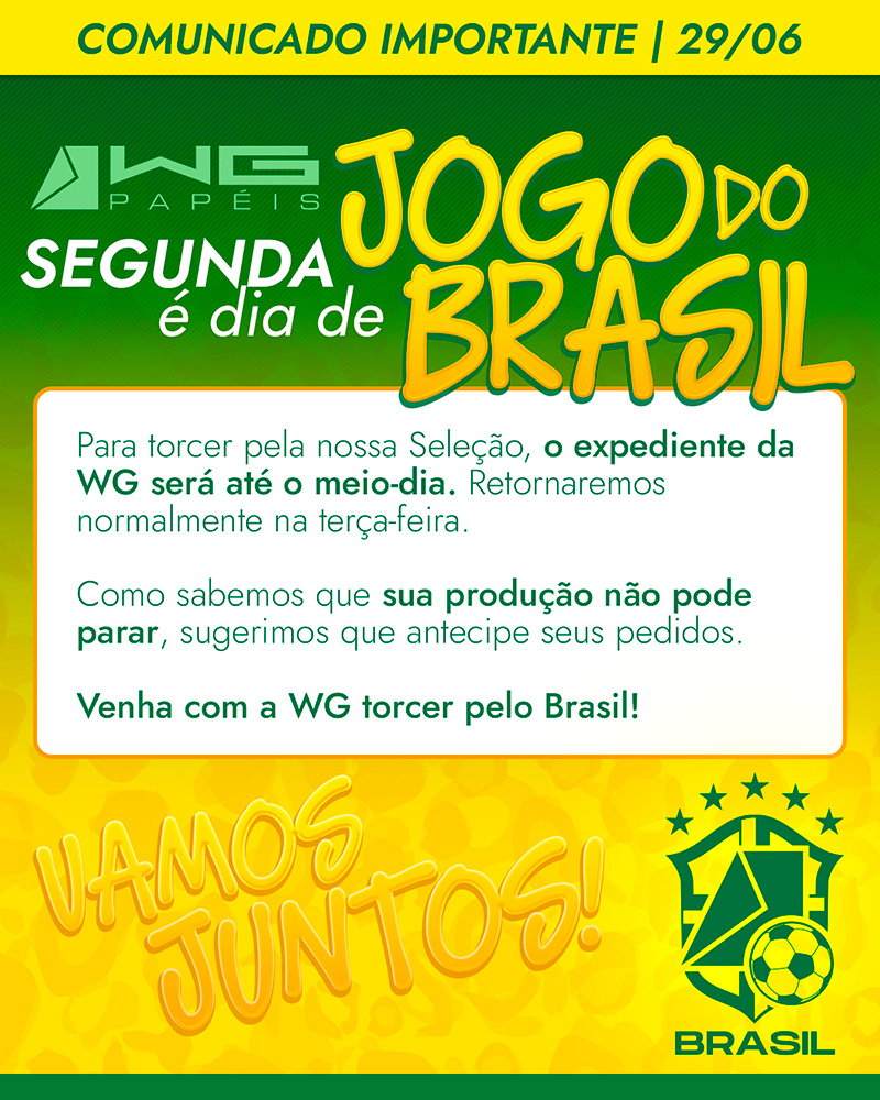 Comunicado Copa WG